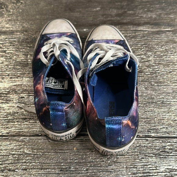 Rare Galaxy Converse All Star Space Purple Nebula Shoes Women’s - Picture 3 of 6